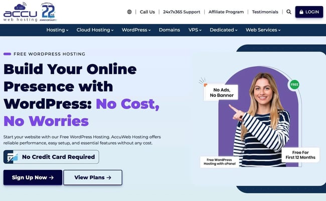 free wordpress hosting from accuweb hosting